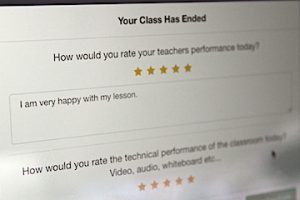 Online English lessons