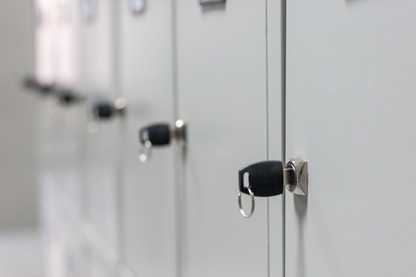 Gym locker room